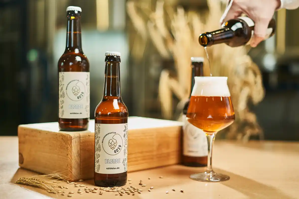 Werbefotos für einen lokalen Bierbrauer